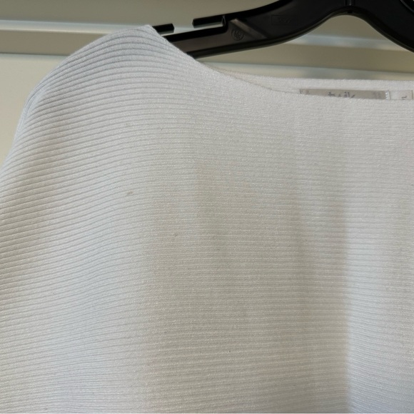 Twik by Simons Women’s Boat Neck Crop Dolman Sleeve Sweater Size L - Picture 3 of 8